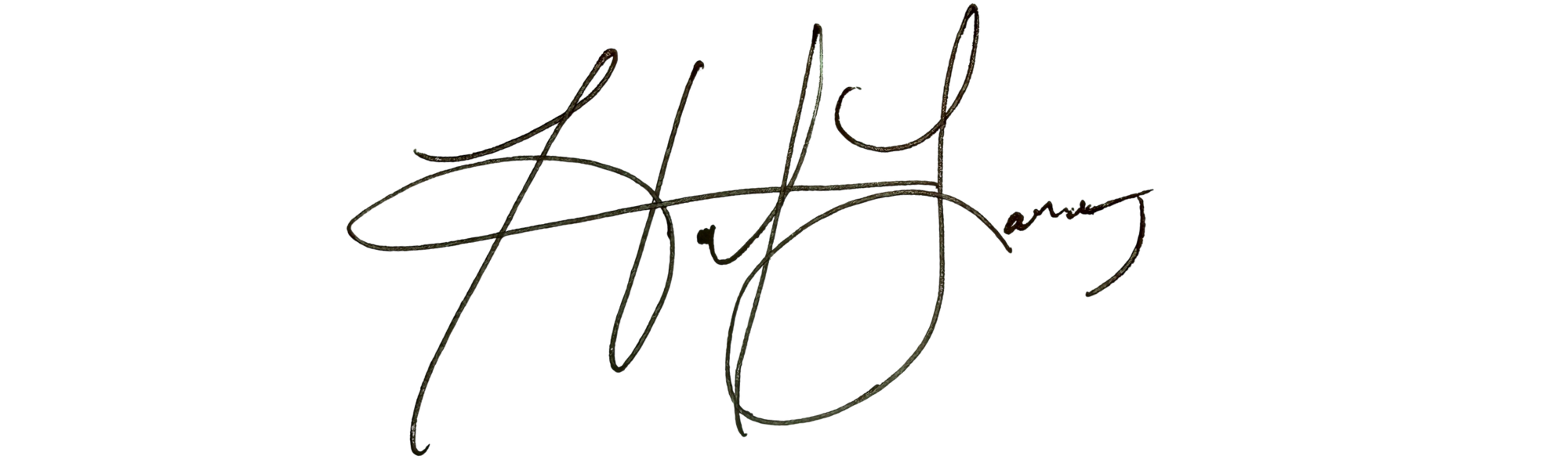 Hunter Larson signature